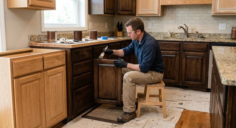 Cabinet Staining Service in Kokomo, IN