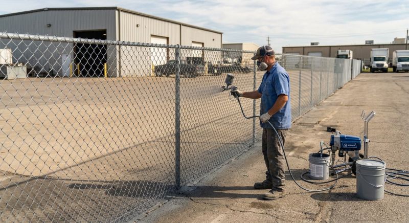Commercial Fence Painting in Saint Petersburg, FL