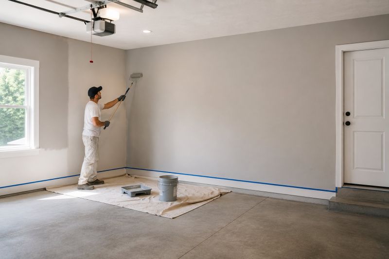 Interior Garage Painting in Waco, TX
