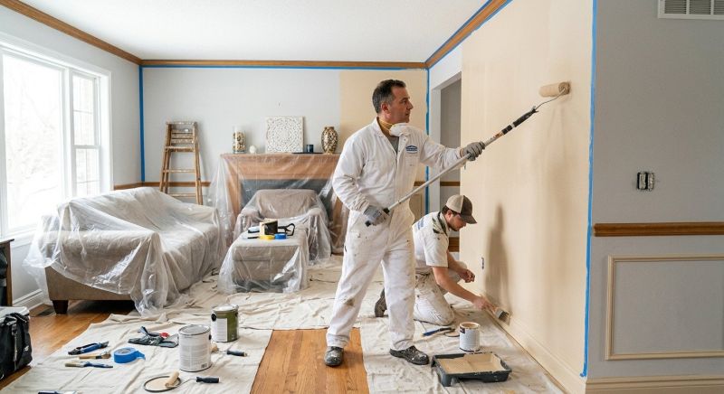 Basement Wall Painting in Waco, TX