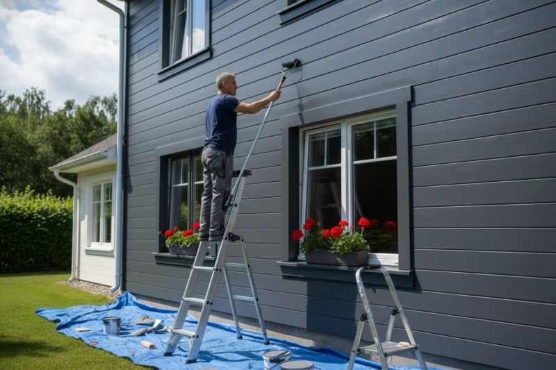 Cedar Siding Staining in Longmont, CO