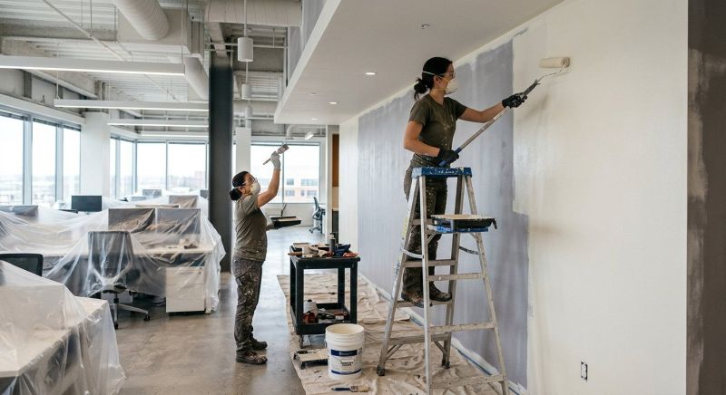 Commercial Ceiling Painting in Arvada, CO