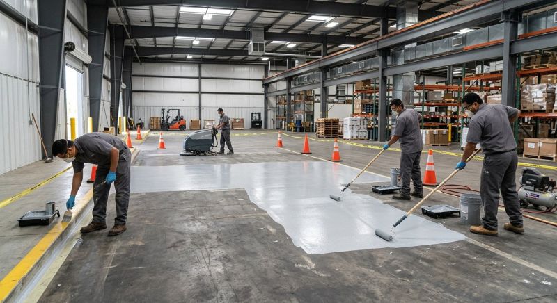 Commercial Concrete Painting in Greeley, CO