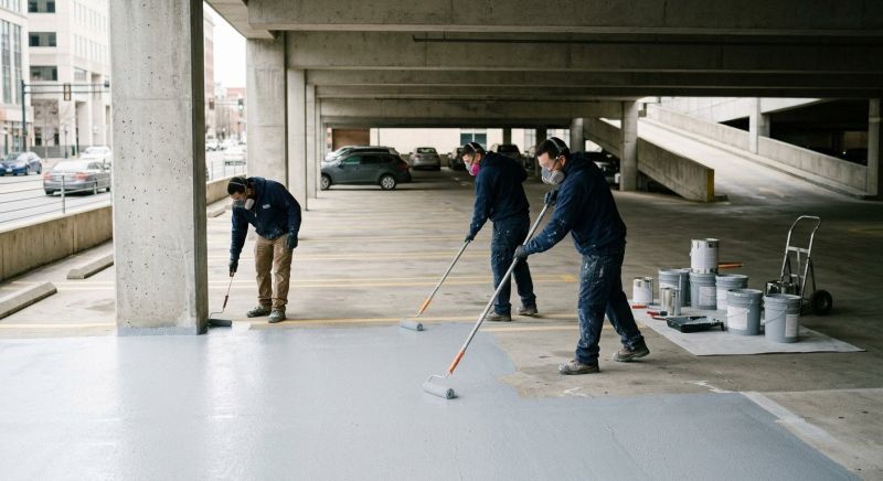 Commercial Concrete Painting in Arvada, CO