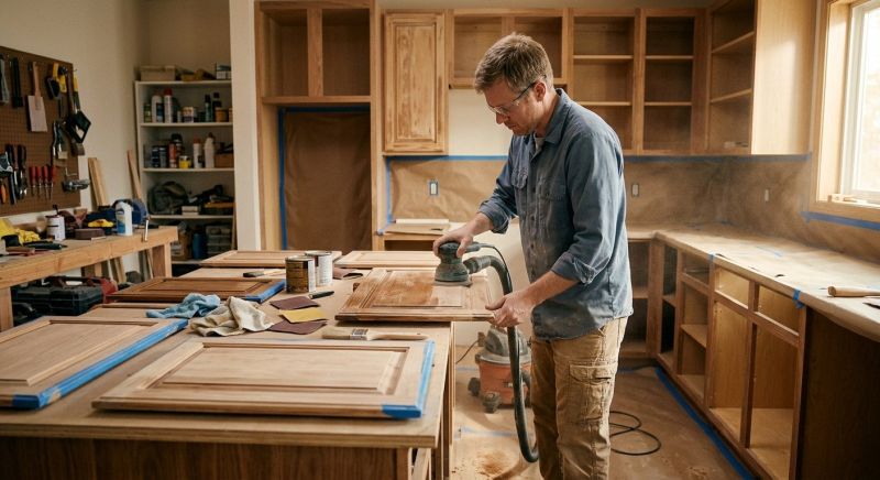 Cupboard Refinishing in Kokomo, IN