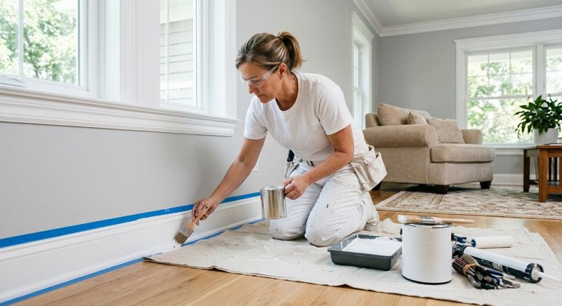 Interior Trim Staining in Waco, TX