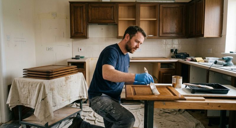 Kitchen Cupboard Refinishing in Indianapolis, IN