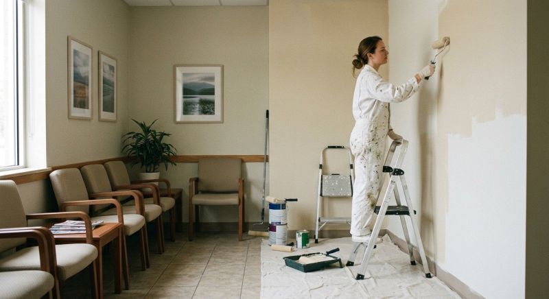 Reception Area Painting in Arvada, CO