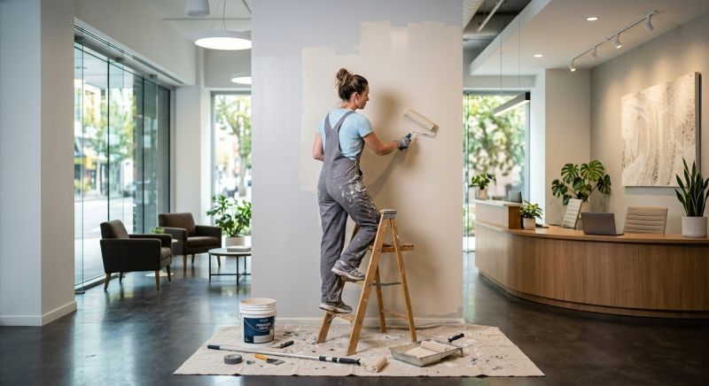 Reception Area Painting in Longmont, CO