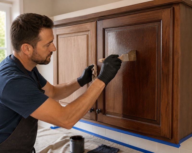 Wood Cabinet Refinishing in Cincinnati, OH
