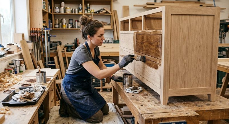 Wood Cabinet Staining in Indianapolis, IN